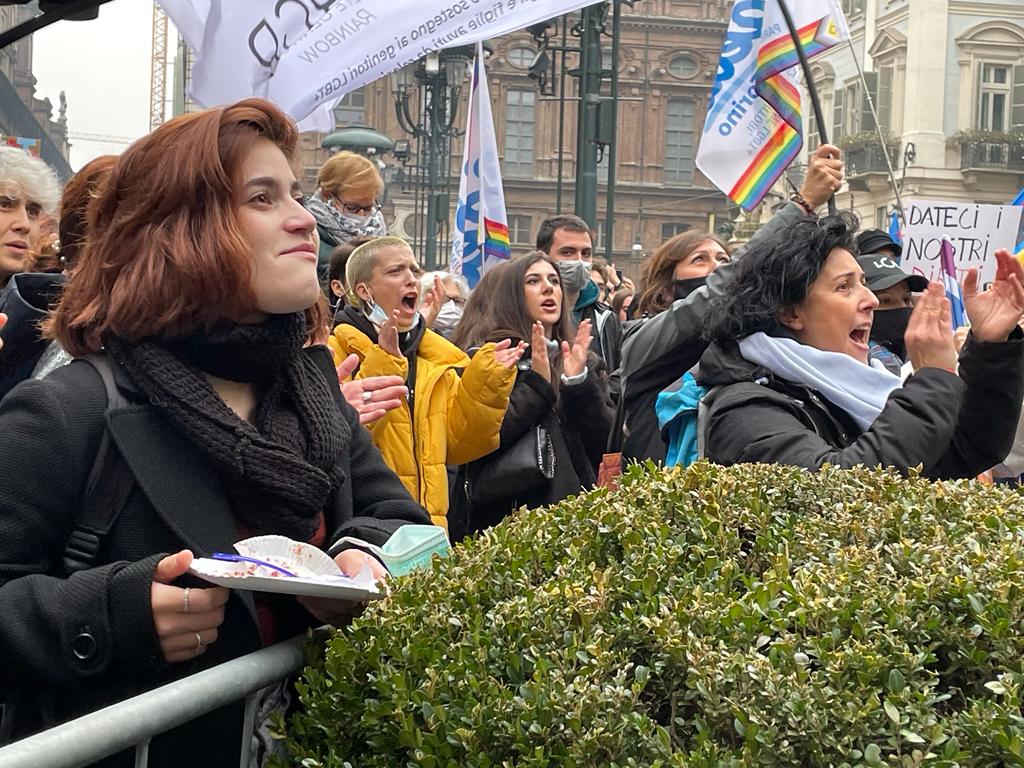 Ddl Zan Protesta A Torino La Nostra Gaiezza Non Ce La Toglier Mai