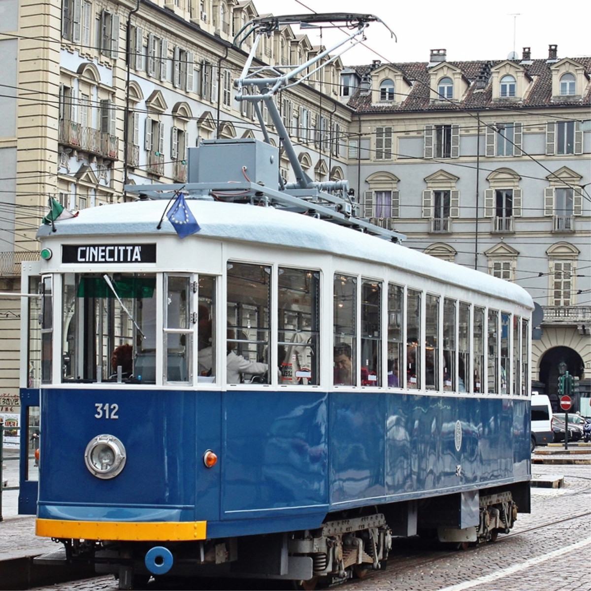 A bordo dei tram dell'Associazione Torinese Tram Storici (ATTS)