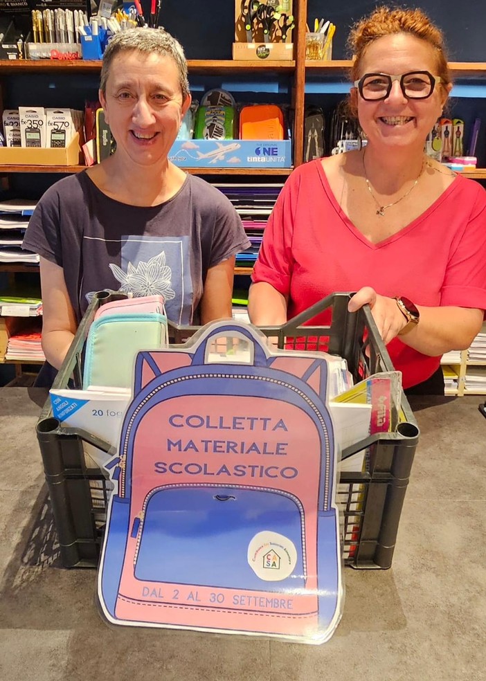 Grugliasco, conclusa con successo la raccolta solidale di materiali e libri scolastici