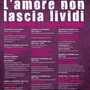 Collegno, da questa settimana &quot;L'amore non lascia lividi&quot;, il programma di eventi dedicati alla cultura del rispetto