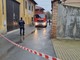 Un'abitazione prende fuoco nel centro di Vigone