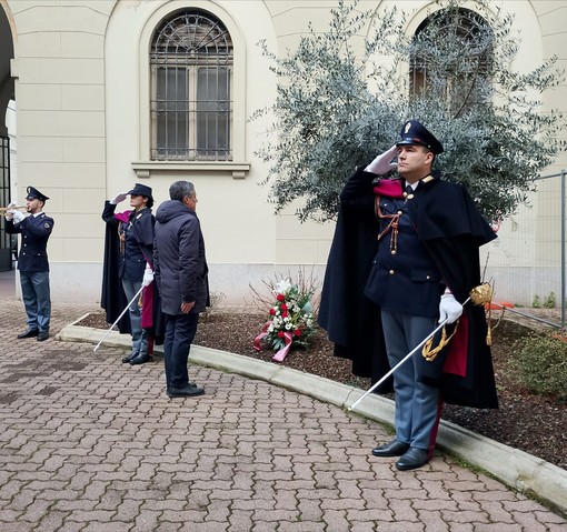 Nel cortile d'onore della Questura ricordato Giovanni Palatucci