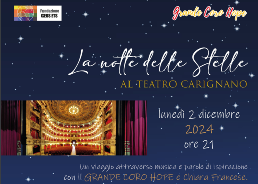 La &quot;Notte delle stelle&quot; al Teatro Carignano