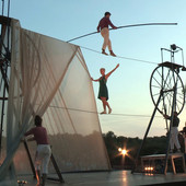 Aspettando “Lunathica”, lo show dei funamboli del Cirque Rouages all'Impianto di Discarica di Grosso