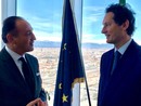 Il governatore Alberto Cirio e il presidente di Stellantis John Elkann