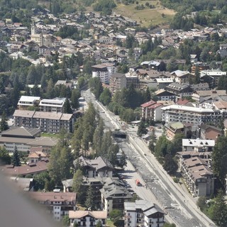 fiume esondato con fango a Bardonecchia