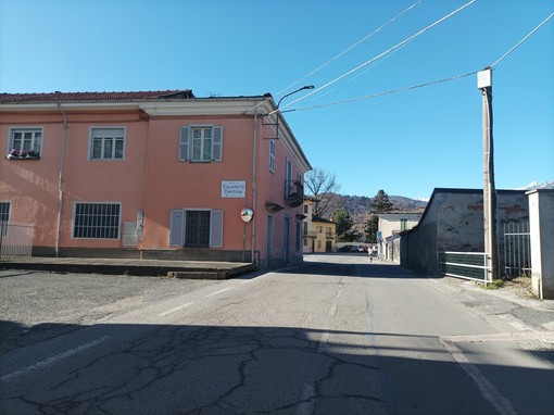 La strettoia di via Cavour a Bibiana