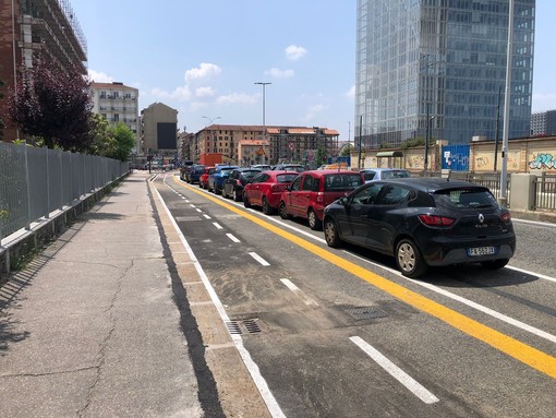 La ciclabile di via Nizza