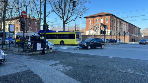 Brutto incidente tra corso Unione Sovietica e corso Lepanto