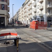 I cantieri stradali in via Bianchi