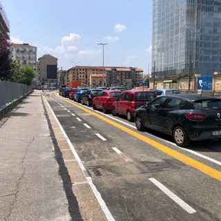 La ciclabile di via Nizza