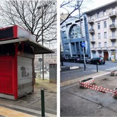 Addio al chiosco abbandonato di piazza Carducci