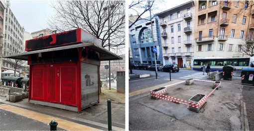 Addio al chiosco abbandonato di piazza Carducci