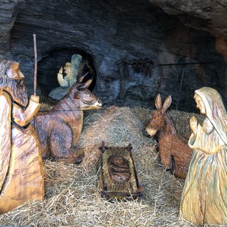 Un dettaglio del presepe