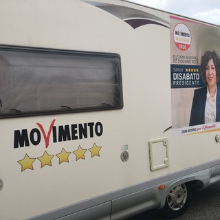 Parte il Tour Elettorale del M5S: in camper attraverso il Piemonte per sostenere Sarah Disabato