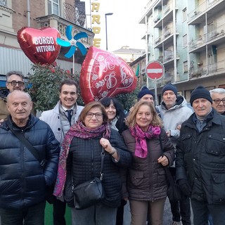 A Borgo Vittoria le aiuole si vestono d'amore per San Valentino