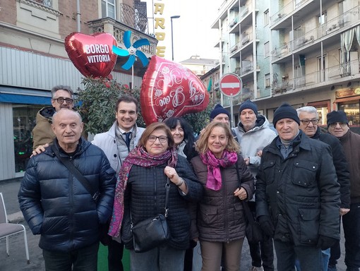 A Borgo Vittoria le aiuole si vestono d'amore per San Valentino