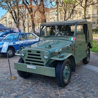 In mostra alcuni veicoli storici, come l'Alfa Romeo Tonale