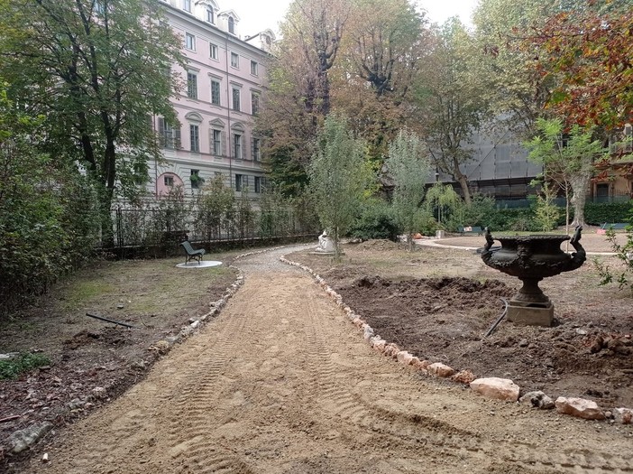 Giardino di Palazzo Cisterna: in dirittura di arrivo i lavori di valorizzazione