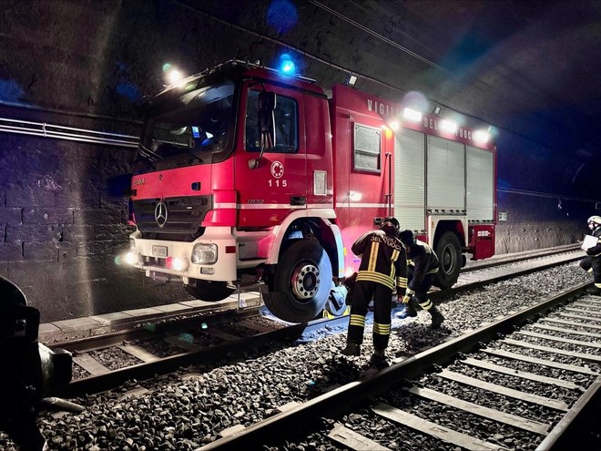 Esercitazione della Protezione Civile nella galleria del Frejus