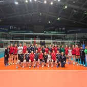 Le ragazze di In Volley Piemonte sul campo da pallavolo