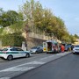 Il luogo dell'incidente, in viale Thovez