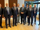 Inaugurazione ufficio a Bruxelles con foto di gruppo