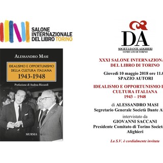 La Dante Alighieri al Salone del Libro di Torino con Alessandro Masi