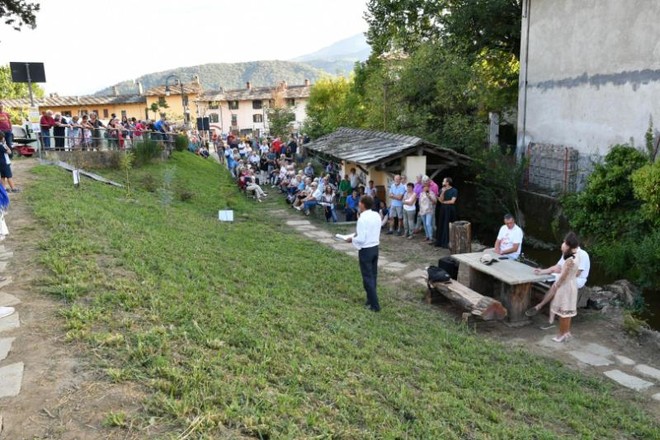 L’inaugurazione del Giardino del Borgo dello scorso settembre