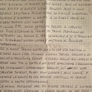 &quot;Nel carcere di Torino si vive in condizioni disumane&quot;: la lettera di un detenuto al tesoriere dei Radicali