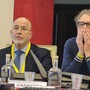 Abusivismo e falso in bilancio: nuovi guai per Massimo Segre (qui con l'assessore Mimmo Carretta)