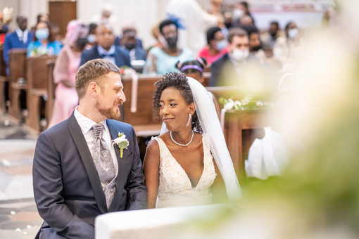 Foto di archivio di un matrimonio