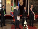 Giorgio Napolitano durante una visita