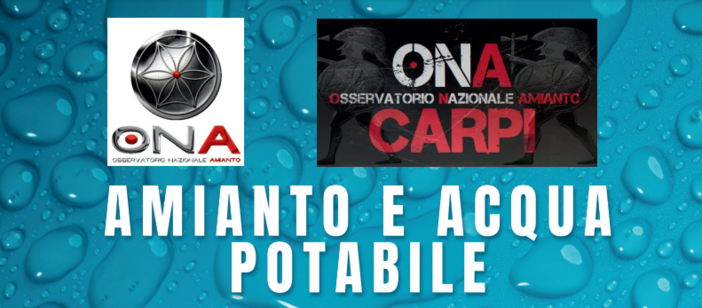 Bonifica dall’amianto negli acquedotti: rischio di contaminazione