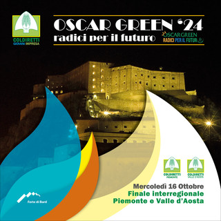 Oscar Green 2024: premiazione interregionale Piemonte e Valle d’Aosta al Forte di Bard