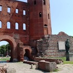 impronta di cane alle Porte Palatine