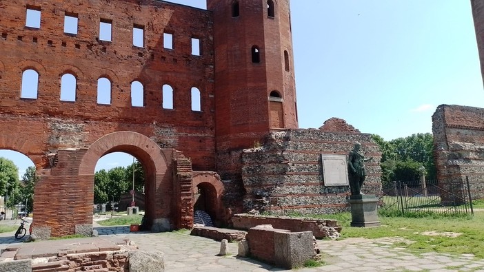 impronta di cane alle Porte Palatine