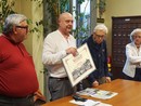 Da sinistra Andrea Balbo, Maurizio Trombotto, Franco Carminati e Margherita Drago (foto di Remo Caffaro)