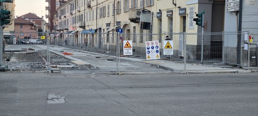 Il cantiere di piazza Roma