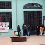 I Pro Pal occupano le Ogr per protestare contro quello che succede a Gaza