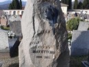 La tomba di Ettore Giovanni May nel cimitero di Pinerolo