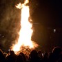 Il falò di 5 anni fa in piazza d'Armi (Foto di Cinzia Consolati)