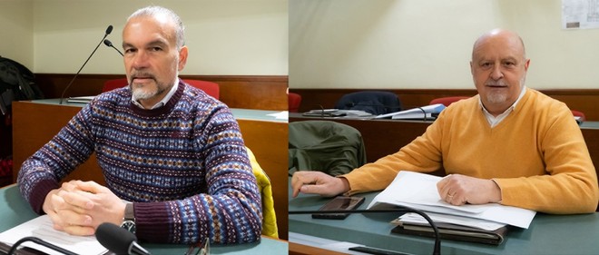 Da sinistra Giorgio Pittau e Dario Mongiello (foto di Christian Bosio)