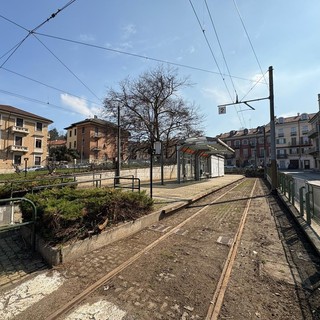 Piazza Hermada aspetta il ritorno del tram