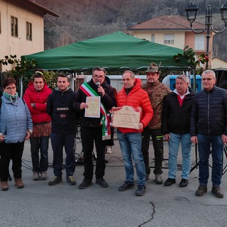 La premiazione di Lidermano Bertalmio