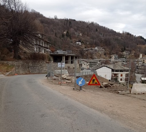 Da domani chiusa via Fornaci in centro a Rorà per la messa in sicurezza