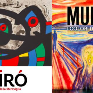 Mirò e Munch: i due artisti a confronto nella doppia mostra interattiva alla Promotrice di Belle Arti