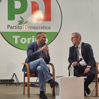 Stefano Lo Russo sul palco della Festa dell'Unità