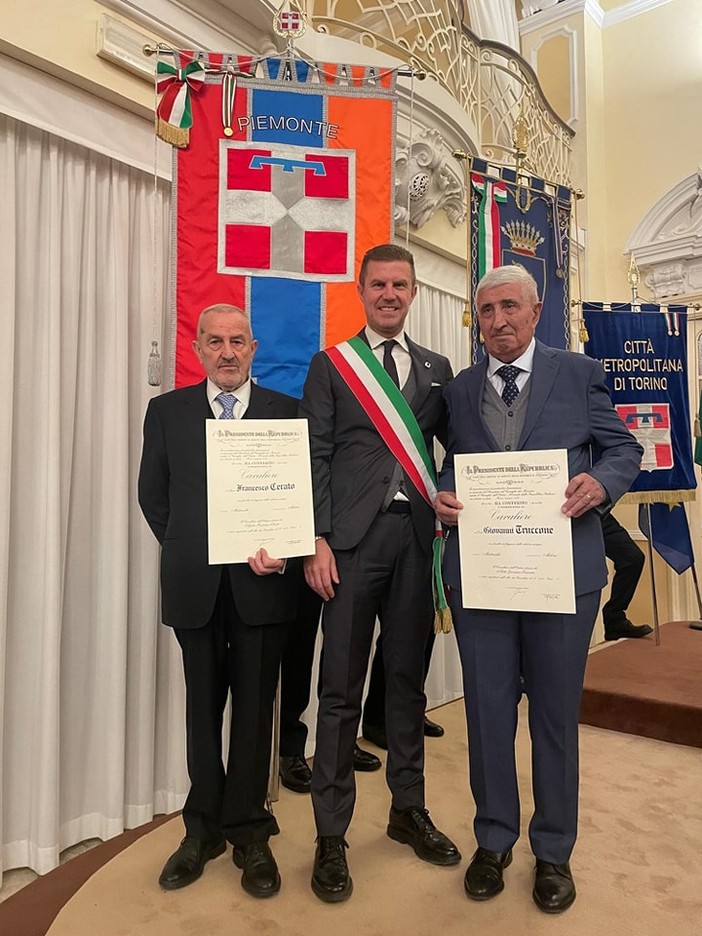 Da sinistra Francesco Cerato, Fabio Cerato e Giovanni Truccone