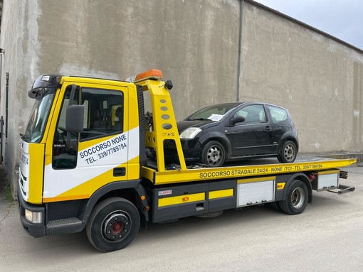 Il sequestro del mezzo a Torre Pellice